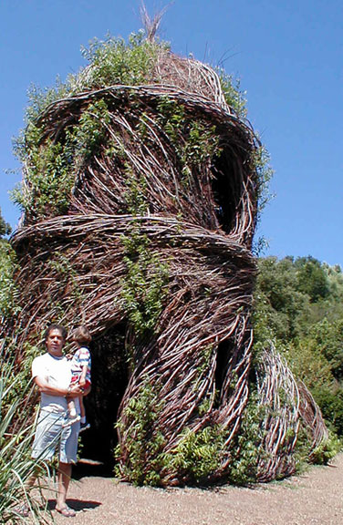Green Building in Santa Barbara; Twig Castle at the Botanic Gardens